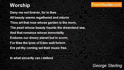 George Sterling - Worship