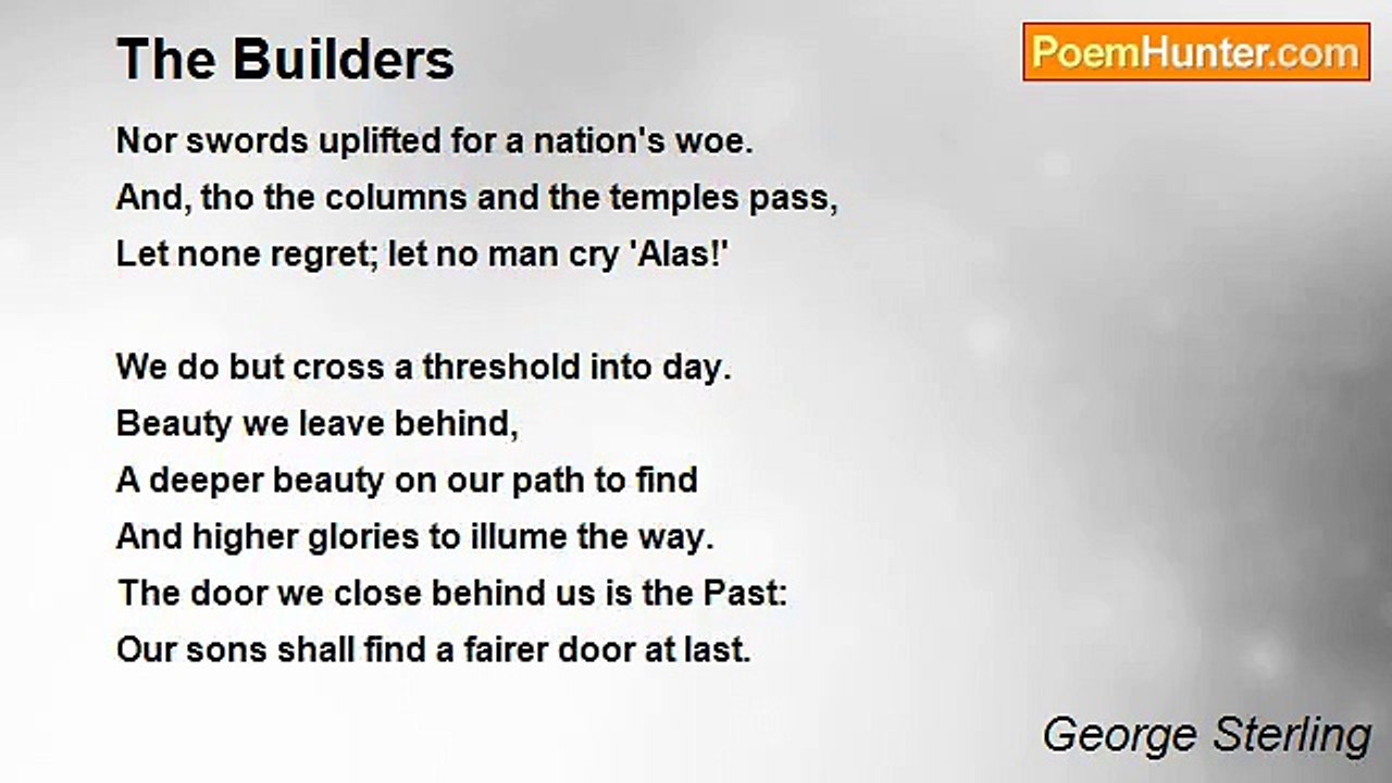 George Sterling - The Builders