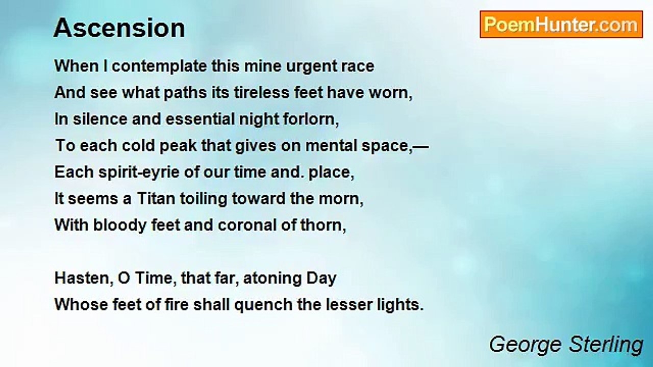 George Sterling - Ascension