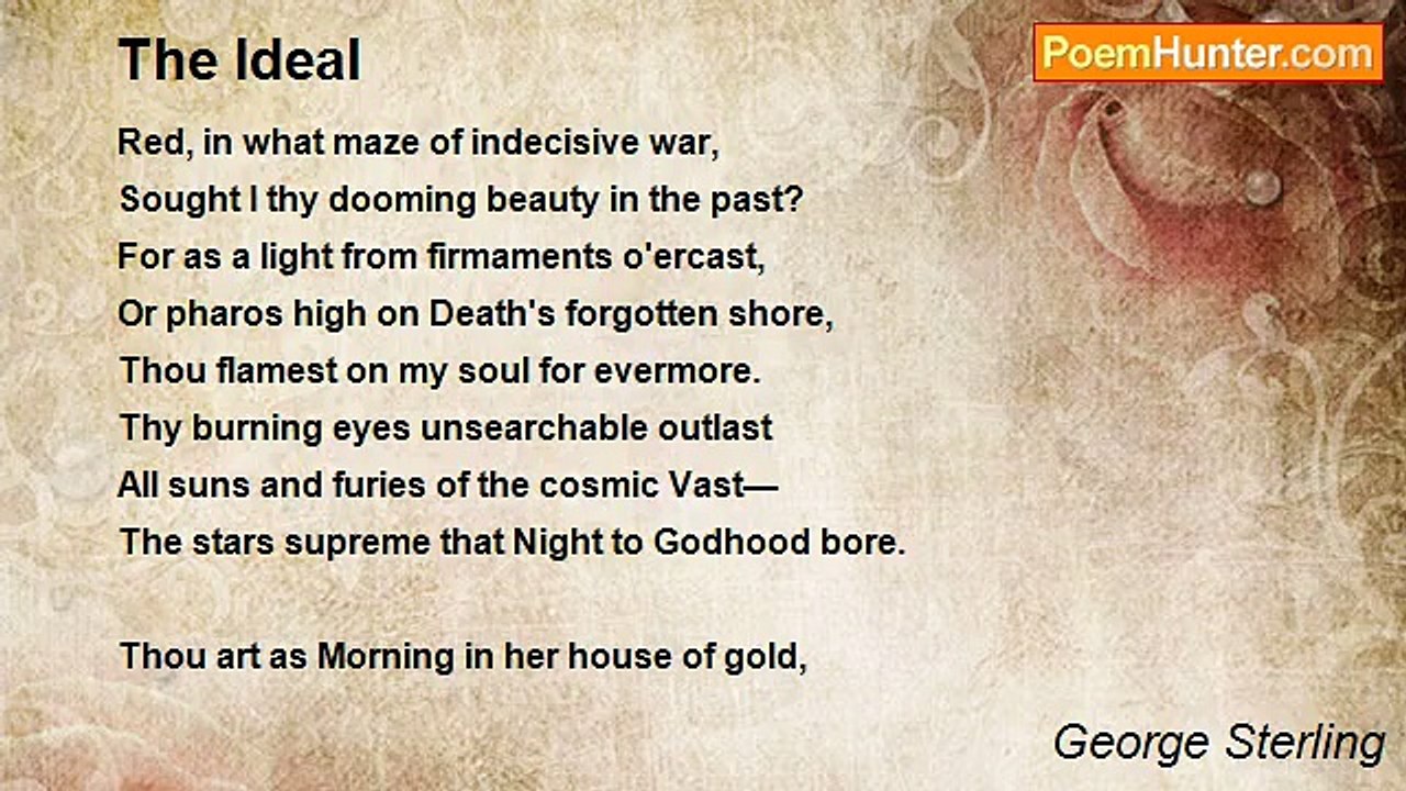 George Sterling - The Ideal