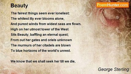 George Sterling - Beauty