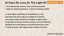 Delmira Agustini - Al Claro De Luna (In The Light Of The Moon)