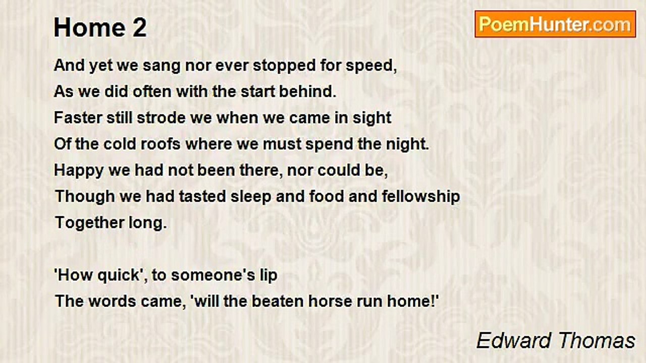 Edward Thomas - Home 2