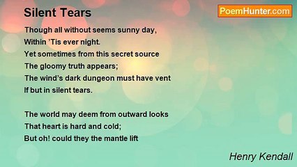 Henry Kendall - Silent Tears