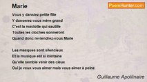 Guillaume Apollinaire - Marie