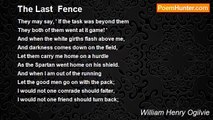 William Henry Ogilvie - The Last  Fence