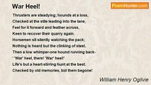 William Henry Ogilvie - War Heel!