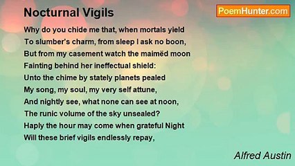 Alfred Austin - Nocturnal Vigils
