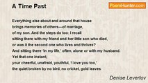 Denise Levertov - A Time Past