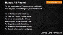 Alfred Lord Tennyson - Hands All Round