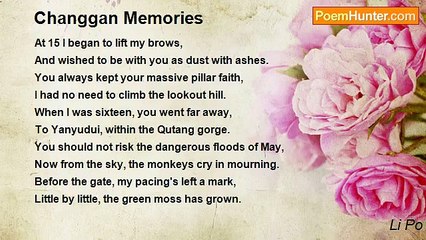 Li Po - Changgan Memories