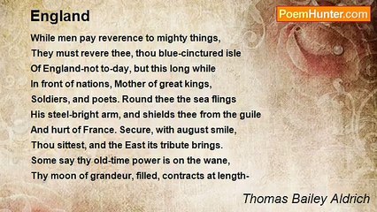 Thomas Bailey Aldrich - England
