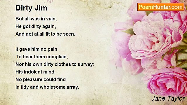 Jane Taylor - Dirty Jim
