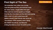 George MacDonald - First Sight of The Sea