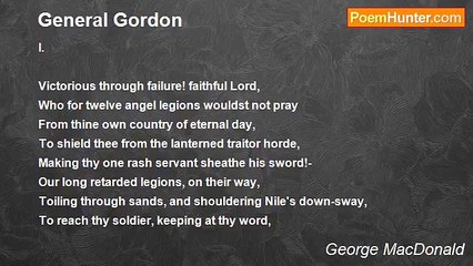 George MacDonald - General Gordon