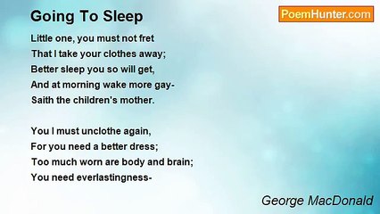 George MacDonald - Going To Sleep