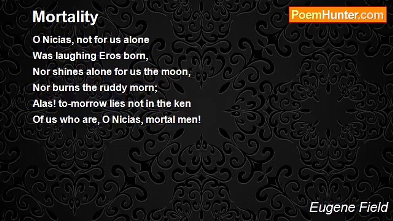 Eugene Field - Mortality