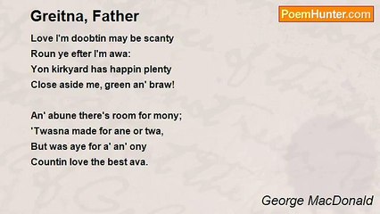 George MacDonald - Greitna, Father