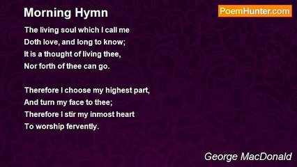 George MacDonald - Morning Hymn