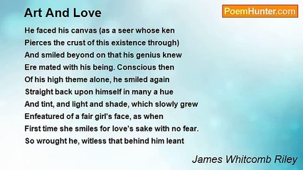 James Whitcomb Riley - Art And Love