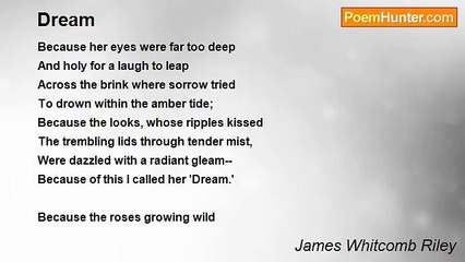 James Whitcomb Riley - Dream