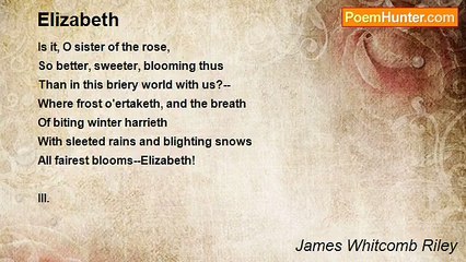 James Whitcomb Riley - Elizabeth