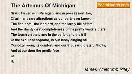 James Whitcomb Riley - The Artemus Of Michigan
