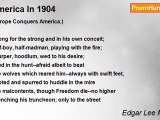 Edgar Lee Masters - America In 1904