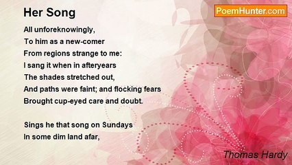 Thomas Hardy - Her Song