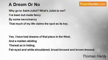 Thomas Hardy - A Dream Or No