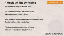 Seema Chowdhury - Music Of The Unfolding