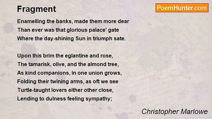 Christopher Marlowe - Fragment