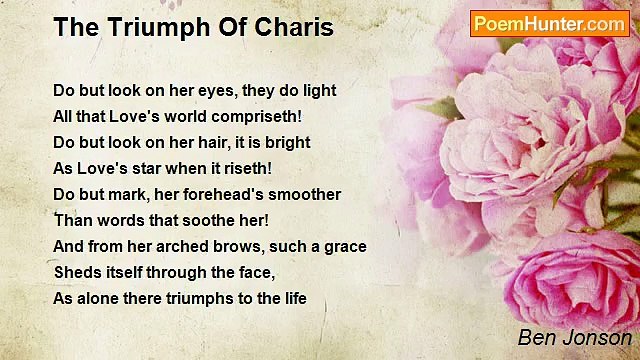 Ben Jonson - The Triumph Of Charis