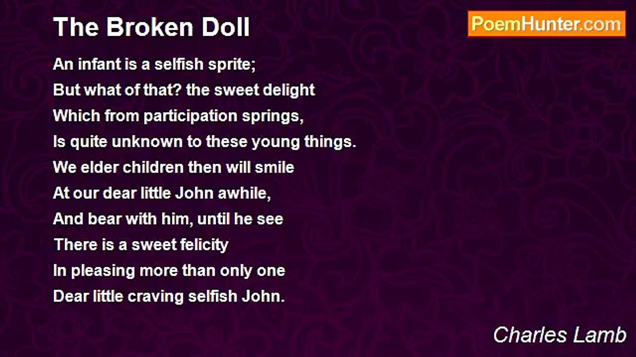 Charles Lamb - The Broken Doll