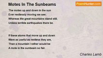 Charles Lamb - Motes In The Sunbeams