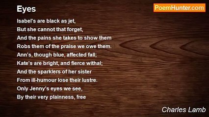 Charles Lamb - Eyes