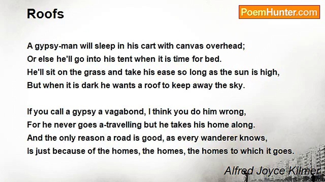 Alfred Joyce Kilmer - Roofs