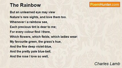 Charles Lamb - The Rainbow