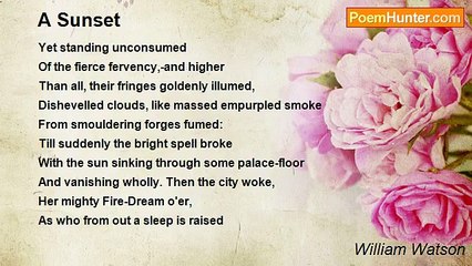 William Watson - A Sunset