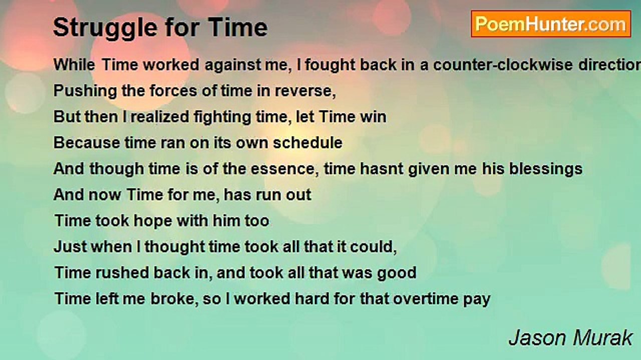 Jason Murak - Struggle for Time
