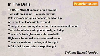 William Ernest Henley - In The Dials