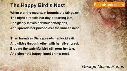 George Moses Horton - The Happy Bird’s Nest
