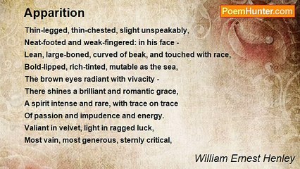 William Ernest Henley - Apparition