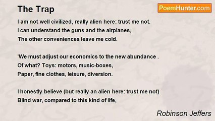 Robinson Jeffers - The Trap