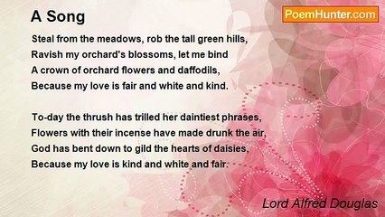 Lord Alfred Douglas - A Song