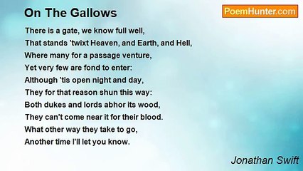 Jonathan Swift - On The Gallows