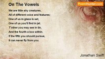 Jonathan Swift - On The Vowels