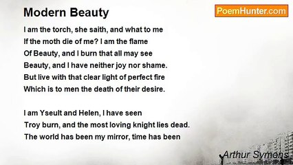 Arthur Symons - Modern Beauty