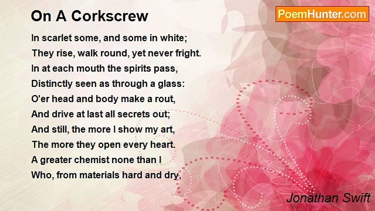Jonathan Swift - On A Corkscrew