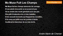 Andre Marie de Chenier - Ma Muse Fuit Les Champs